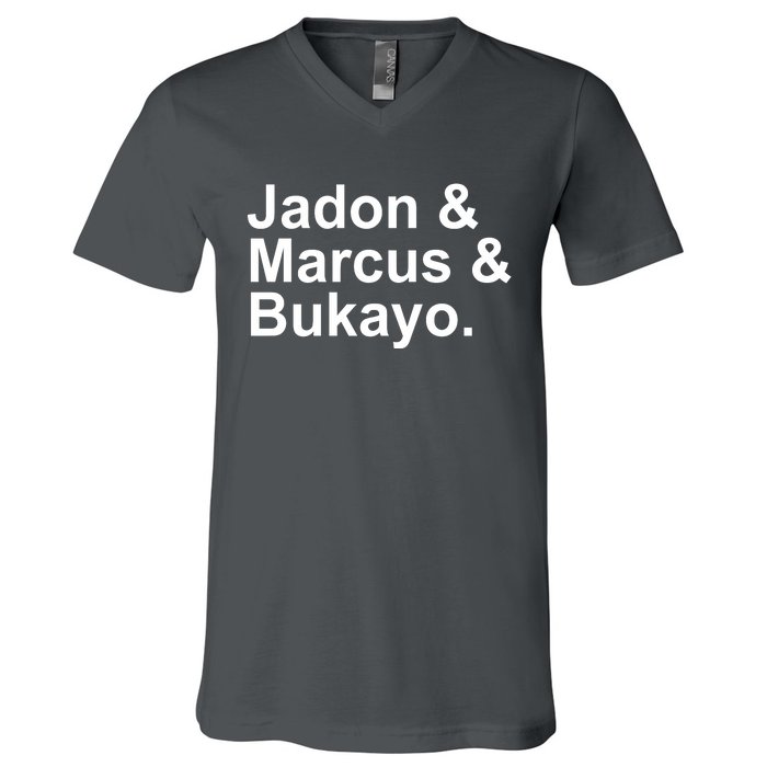 Jadon and Marcus and Bukayo V-Neck T-Shirt