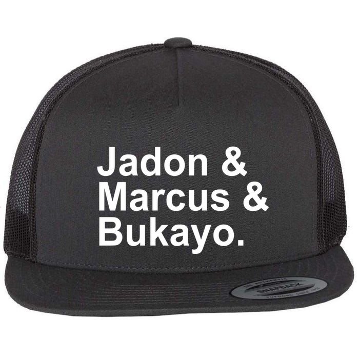 Jadon and Marcus and Bukayo Flat Bill Trucker Hat