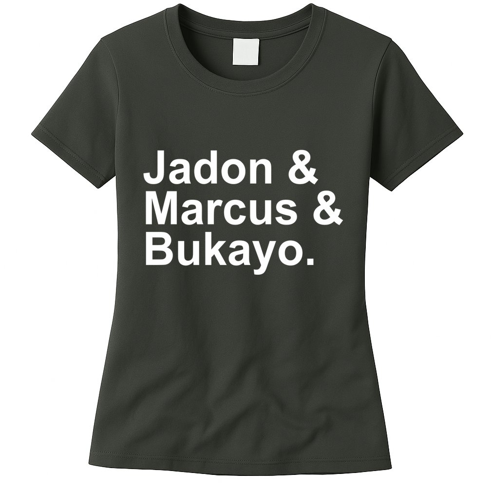 Jadon and Marcus and Bukayo Womens T-Shirt