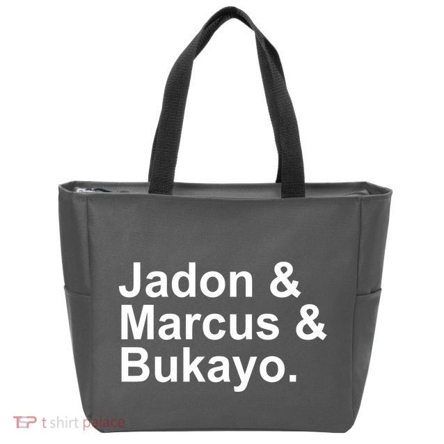 Jadon and Marcus and Bukayo Zip Tote Bag