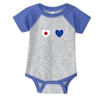 Japan And Europe European Union Flag Flags Gift Infant Baby Jersey Bodysuit