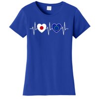 Japan And Europe European Union Flag Flags Cute Gift Women's T-Shirt