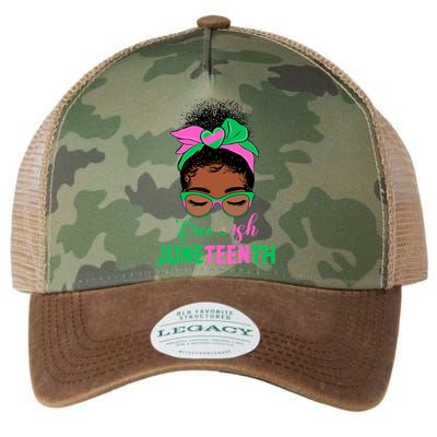 Juneteenth Aka Freeish Since 1865 Independence Day Legacy Tie Dye Trucker Hat