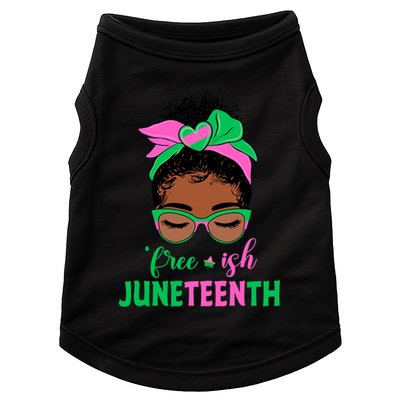 Juneteenth Aka Freeish Since 1865 Independence Day Doggie Tank