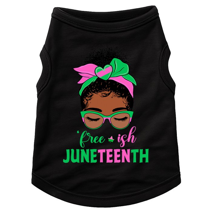 Juneteenth Aka Freeish Since 1865 Independence Day Doggie Tank