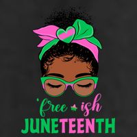 Juneteenth Aka Freeish Since 1865 Independence Day Adult Drive Performance Visor