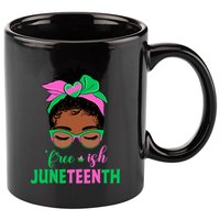 Juneteenth Aka Freeish Since 1865 Independence Day 11oz C Handle Ceramic Mug