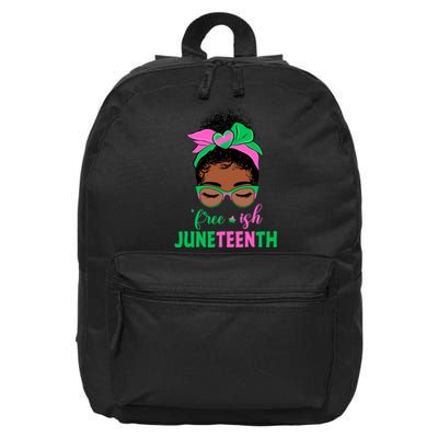 Juneteenth Aka Freeish Since 1865 Independence Day 16 in Basic Backpack