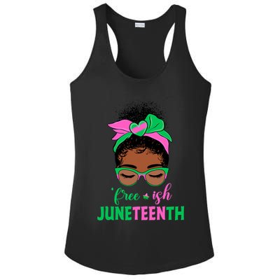 Juneteenth Aka Freeish Since 1865 Independence Day Ladies PosiCharge Competitor Racerback Tank