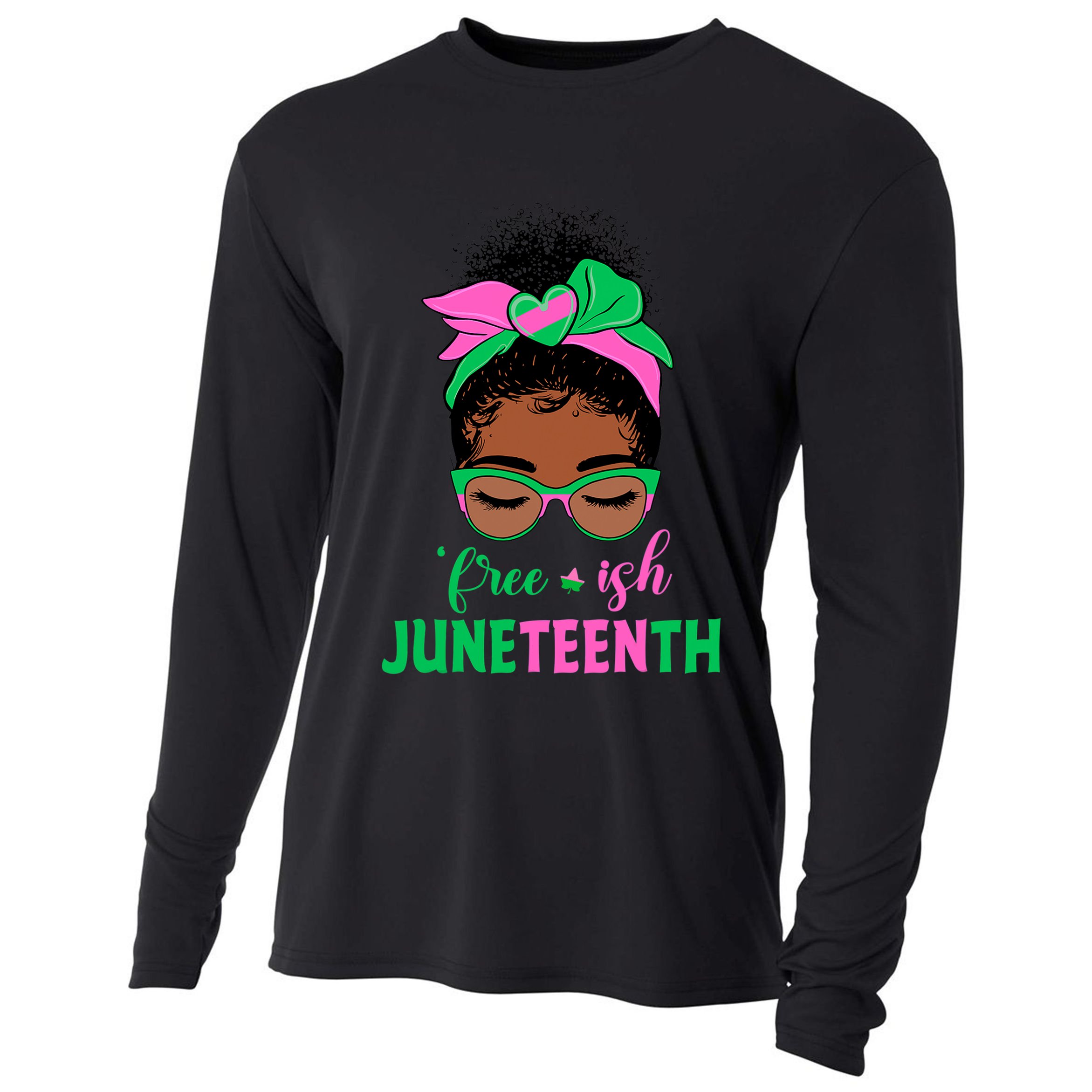 Juneteenth Aka Freeish Since 1865 Independence Day Cooling Performance Long Sleeve Crew