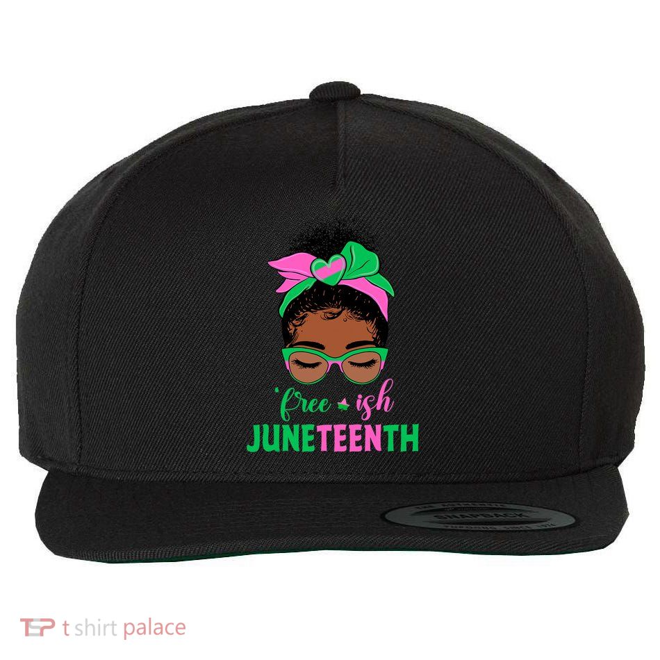 Juneteenth Aka Freeish Since 1865 Independence Day Wool Snapback Cap