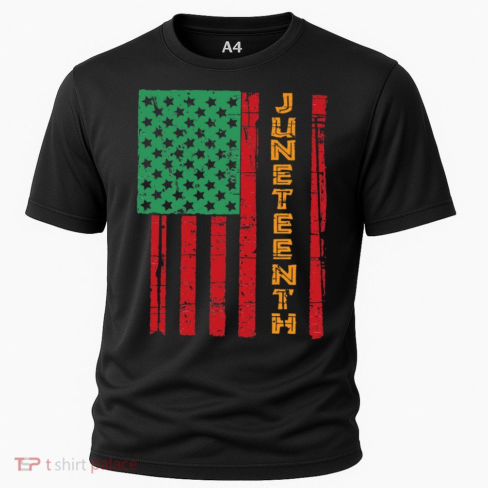 Juneteenth American Flag Performance Shirt