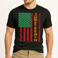 Juneteenth American Flag Cooling Performance Crew T-Shirt