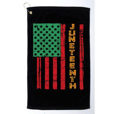 Juneteenth American Flag Golf Towel