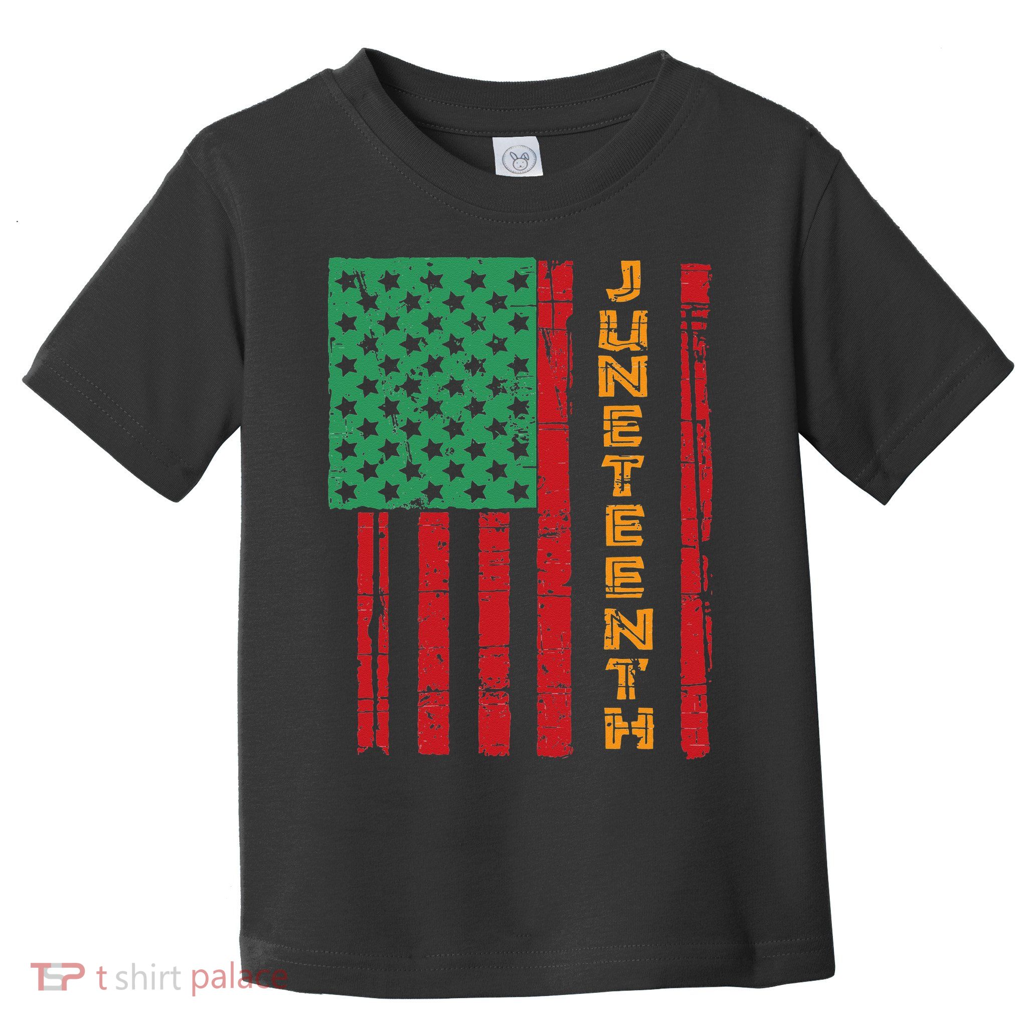 Juneteenth American Flag Toddler T-Shirt