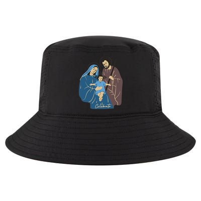 Jesus And Family Invite You To Celebrate Christmas Cool Comfort Performance Bucket Hat