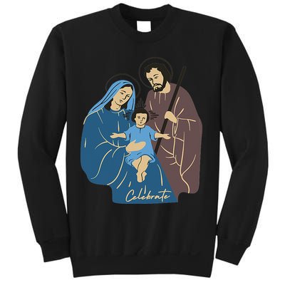 Jesus And Family Invite You To Celebrate Christmas Sweatshirt