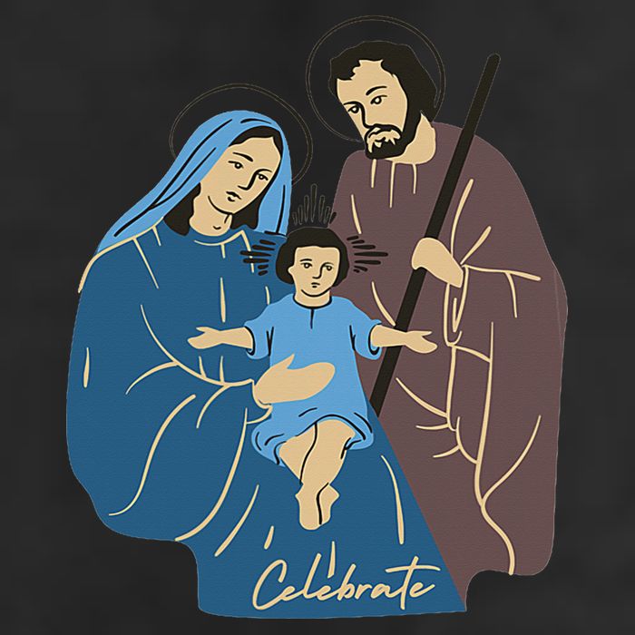 Jesus And Family Invite You To Celebrate Christmas Beanie