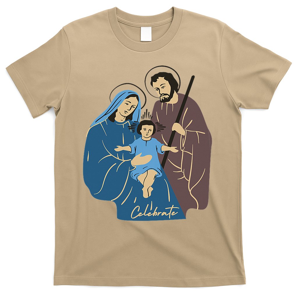 Jesus And Family Invite You To Celebrate Christmas T-Shirt