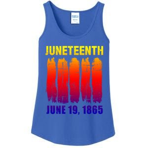 Juneteenth African Flag For Black History Pride Since 1865 Great Gift Ladies Essential Tank