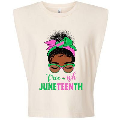 Juneteenth Aka Free-ish Since 1865 Independence Day Garment-Dyed Women's Muscle Tee