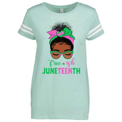 Juneteenth Aka Free-ish Since 1865 Independence Day Enza Ladies Jersey Football T-Shirt