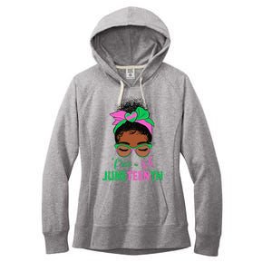 Juneteenth Aka Free-ish Since 1865 Independence Day Women's Fleece Hoodie