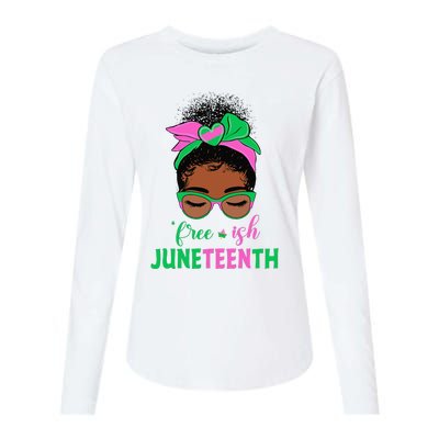 Juneteenth Aka Free-ish Since 1865 Independence Day Womens Cotton Relaxed Long Sleeve T-Shirt