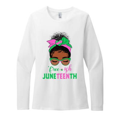 Juneteenth Aka Free-ish Since 1865 Independence Day Womens CVC Long Sleeve Shirt