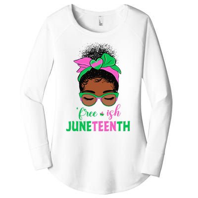 Juneteenth Aka Free-ish Since 1865 Independence Day Women's Perfect Tri Tunic Long Sleeve Shirt