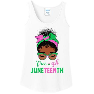 Juneteenth Aka Free-ish Since 1865 Independence Day Ladies Essential Tank