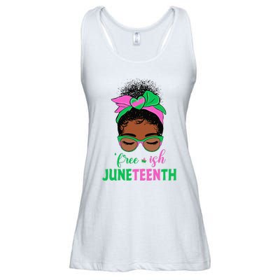 Juneteenth Aka Free-ish Since 1865 Independence Day Ladies Essential Flowy Tank