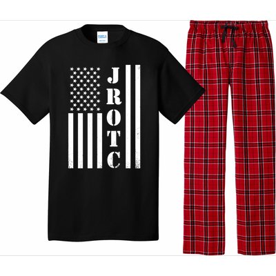 Jrotc American Flag Gift Jrotc Veteran Gift Pajama Set