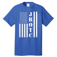 Jrotc American Flag Gift Jrotc Veteran Gift Tall T-Shirt