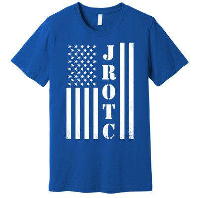 Jrotc American Flag Gift Jrotc Veteran Gift Premium T-Shirt