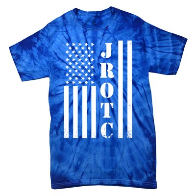 Jrotc American Flag Gift Jrotc Veteran Gift Tie-Dye T-Shirt