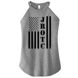 Jrotc American Flag Gift Jrotc Veteran Gift Women's Perfect Tri Rocker Tank