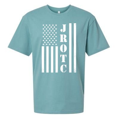 Jrotc American Flag Gift Jrotc Veteran Gift Sueded Cloud Jersey T-Shirt