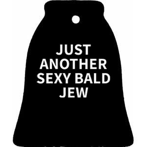 Jew Apparel Funny Novelty Jews Design Ceramic Bell Ornament