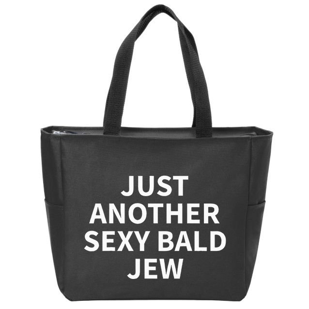 Jew Apparel Funny Novelty Jews Design Zip Tote Bag