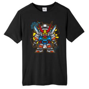 Japanese Anime Fighting Mecha Robot Tall Fusion ChromaSoft Performance T-Shirt