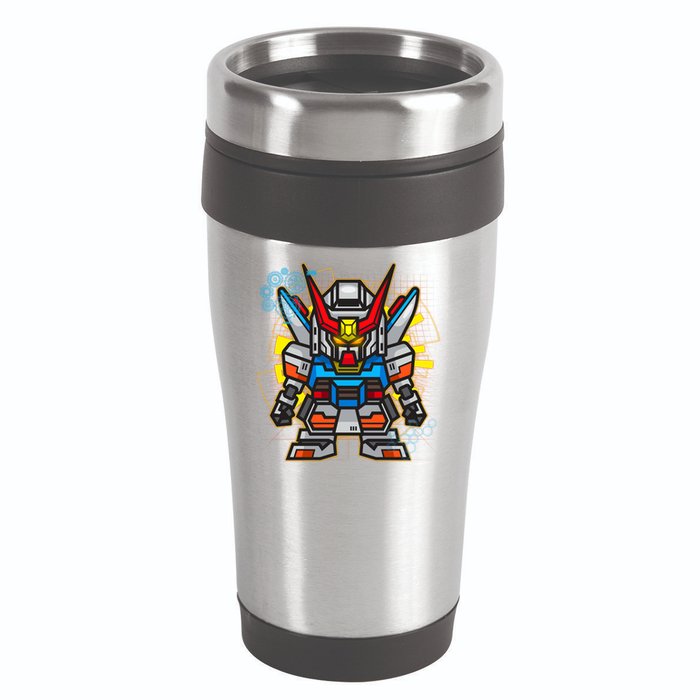 Japanese Anime Fighting Mecha Robot 16oz Travel Tumbler