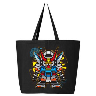 Japanese Anime Fighting Mecha Robot 25L Jumbo Tote