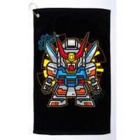Japanese Anime Fighting Mecha Robot Golf Towel