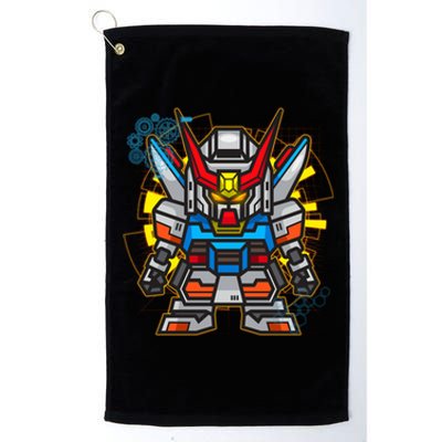 Japanese Anime Fighting Mecha Robot Platinum Collection Golf Towel