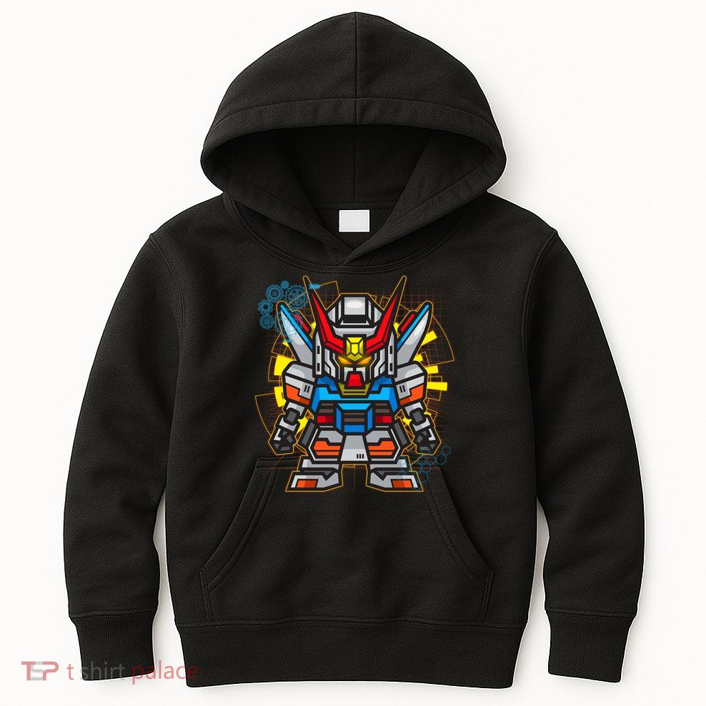 Japanese Anime Fighting Mecha Robot Kids Hoodie
