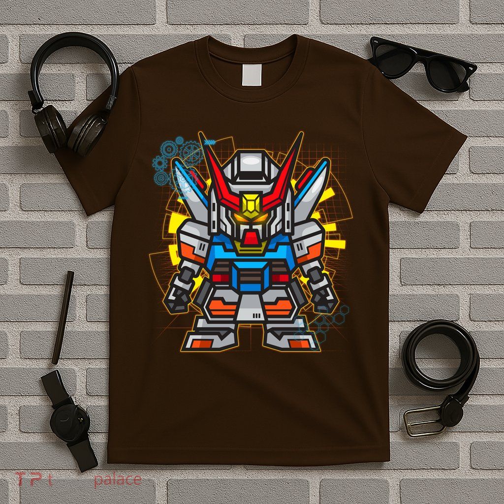 Japanese Anime Fighting Mecha Robot T-Shirt