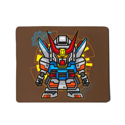 Japanese Anime Fighting Mecha Robot Mousepad