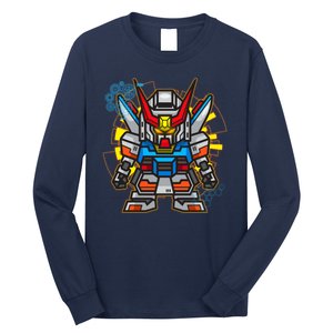 Japanese Anime Fighting Mecha Robot Long Sleeve Shirt