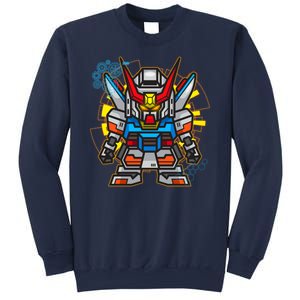 Japanese Anime Fighting Mecha Robot Sweatshirt